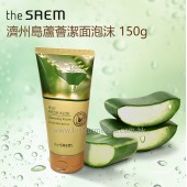 ​The Saem 濟州島蘆薈潔面泡沫 150g